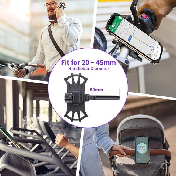 Bike Phone Mount, [Detachable] Silicone - Picture 6 of 6